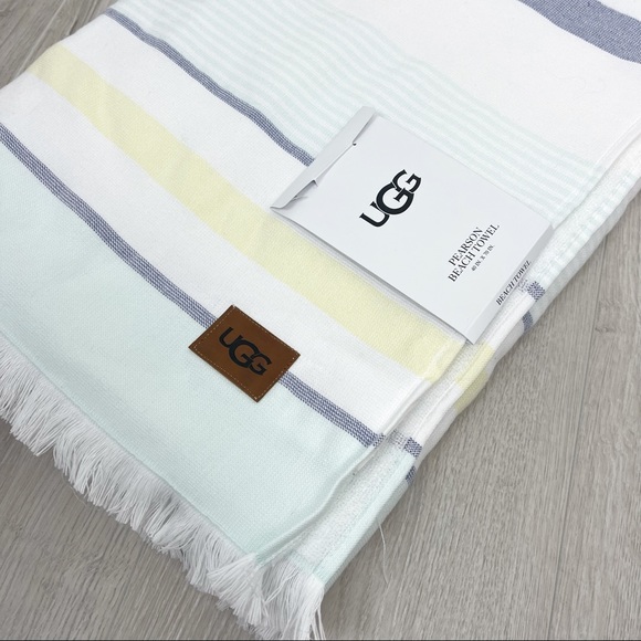 UGG Bath Ugg Beach Towel Cotton Striped Pearson 4 X 70 Poshmark